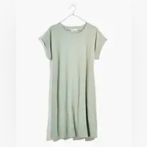 Madewell- Like new condition plus size organic cotton cap-sleeve tee dress